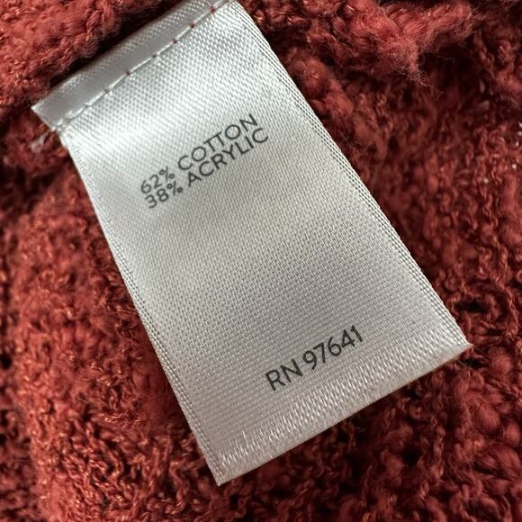 J Jill Sweater Womens 2X Knit Short Sleeve Open Knit Boxy Light Weight - Picture 6 of 10